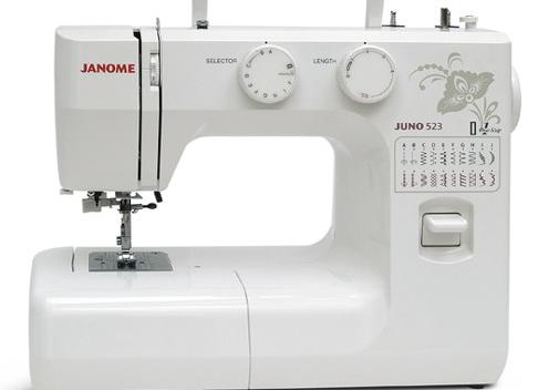 Janome Juno 523 – универсальная машинка для домашнего использования